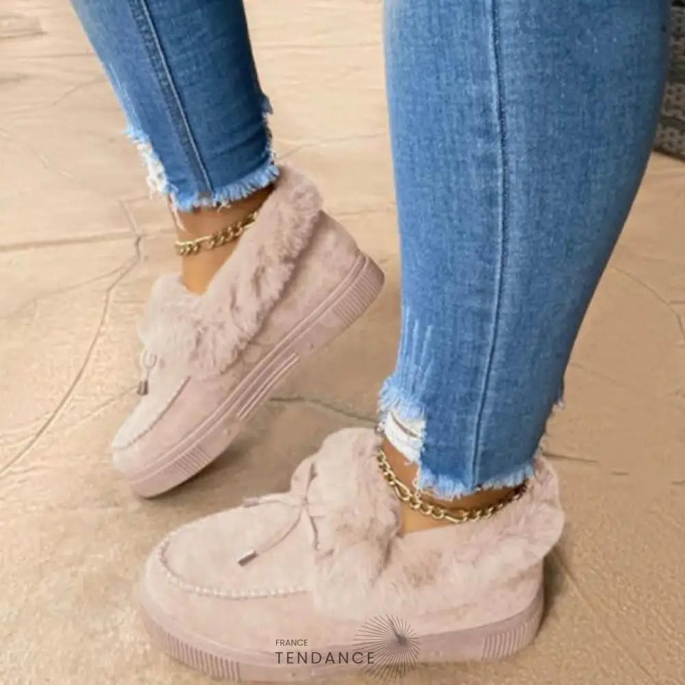 Chaussures Casual à Fourrure | France-Tendance