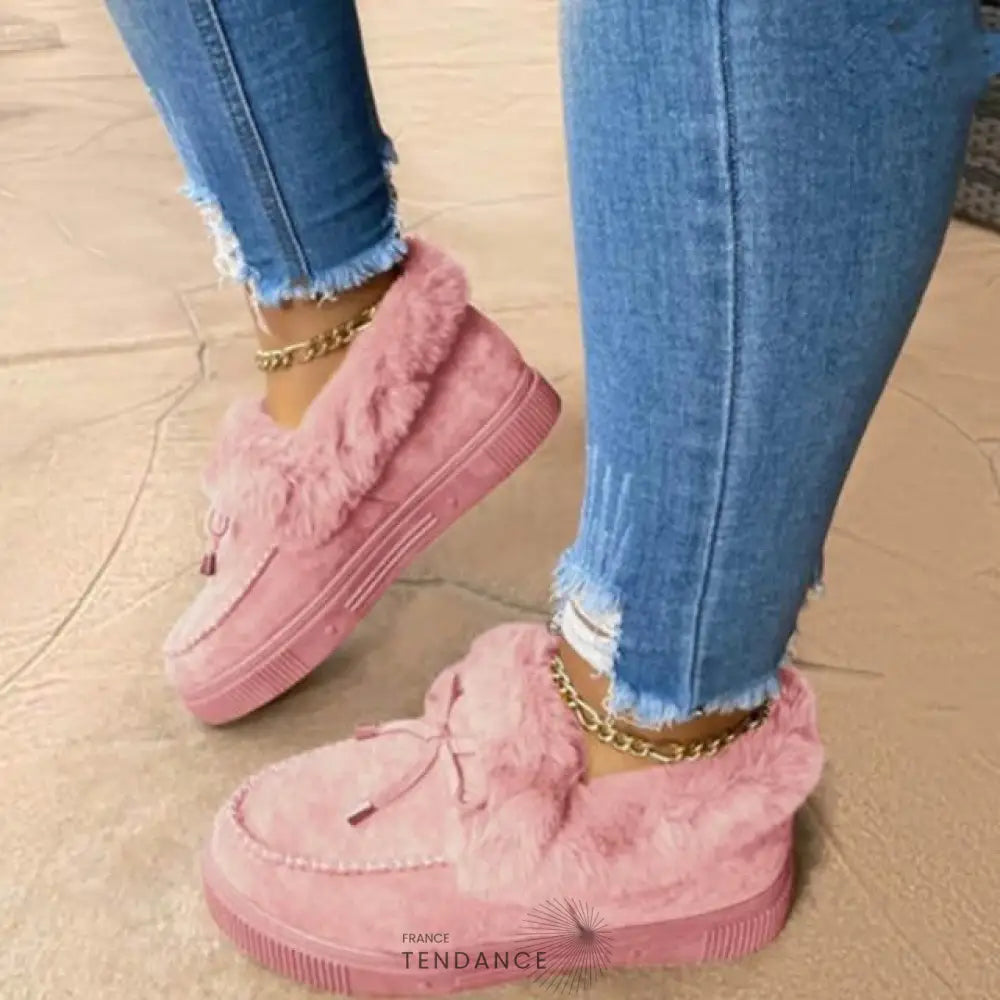 Chaussures Casual à Fourrure | France-Tendance