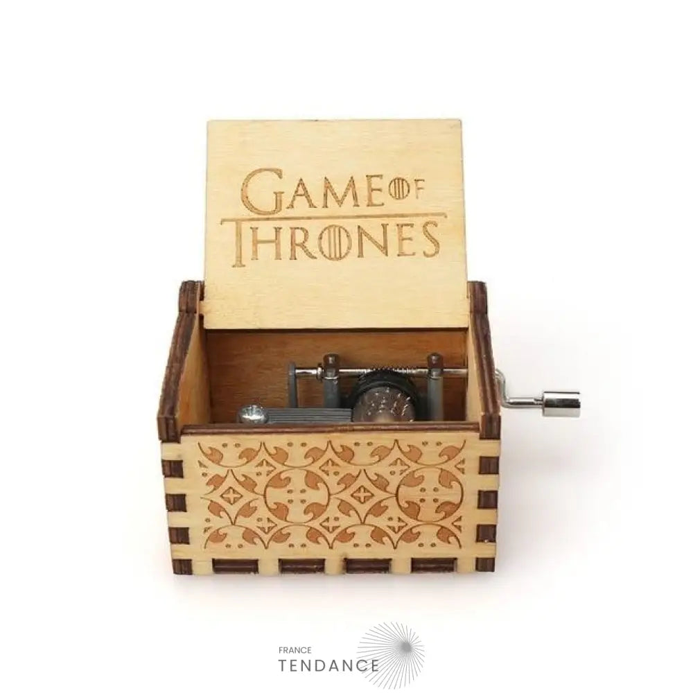 Coffre à Musique En Bois Naturel | France-Tendance