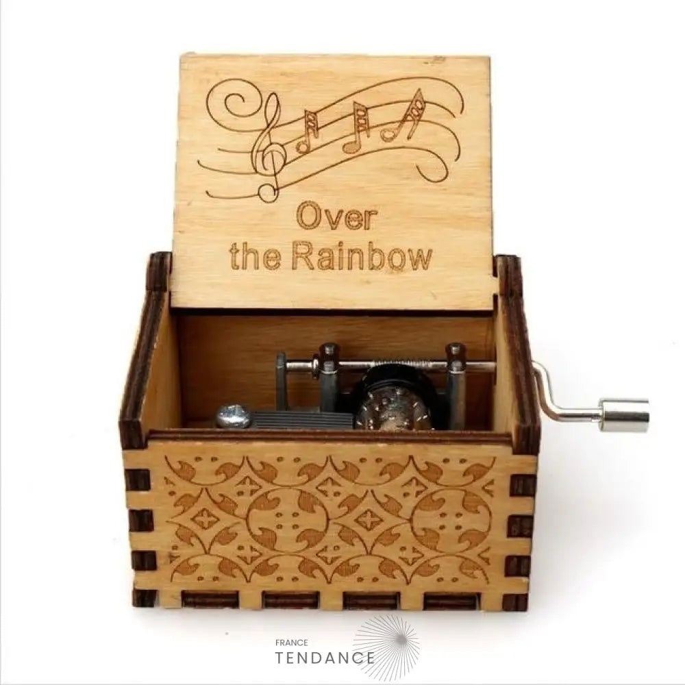 Coffre à Musique En Bois Naturel | France-Tendance