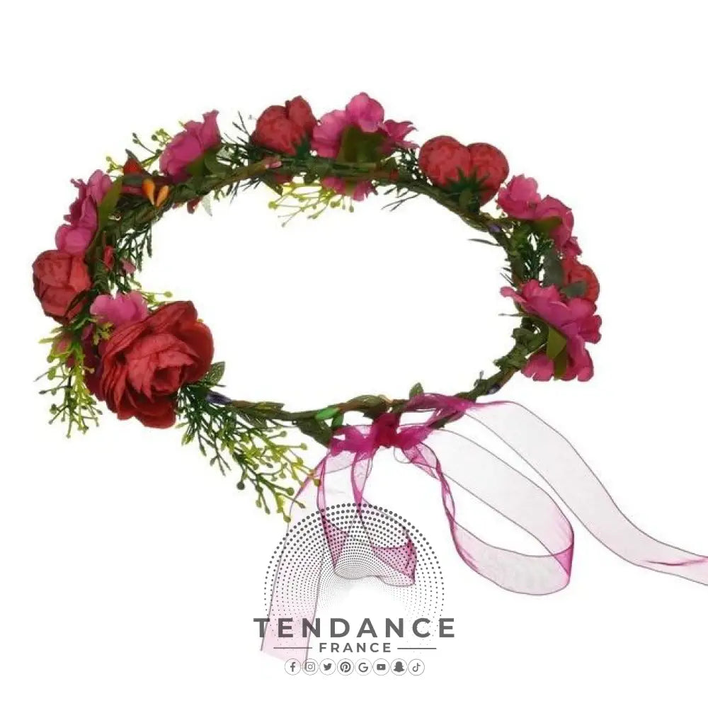 Couronne De Fleurs Cheveux | France-Tendance