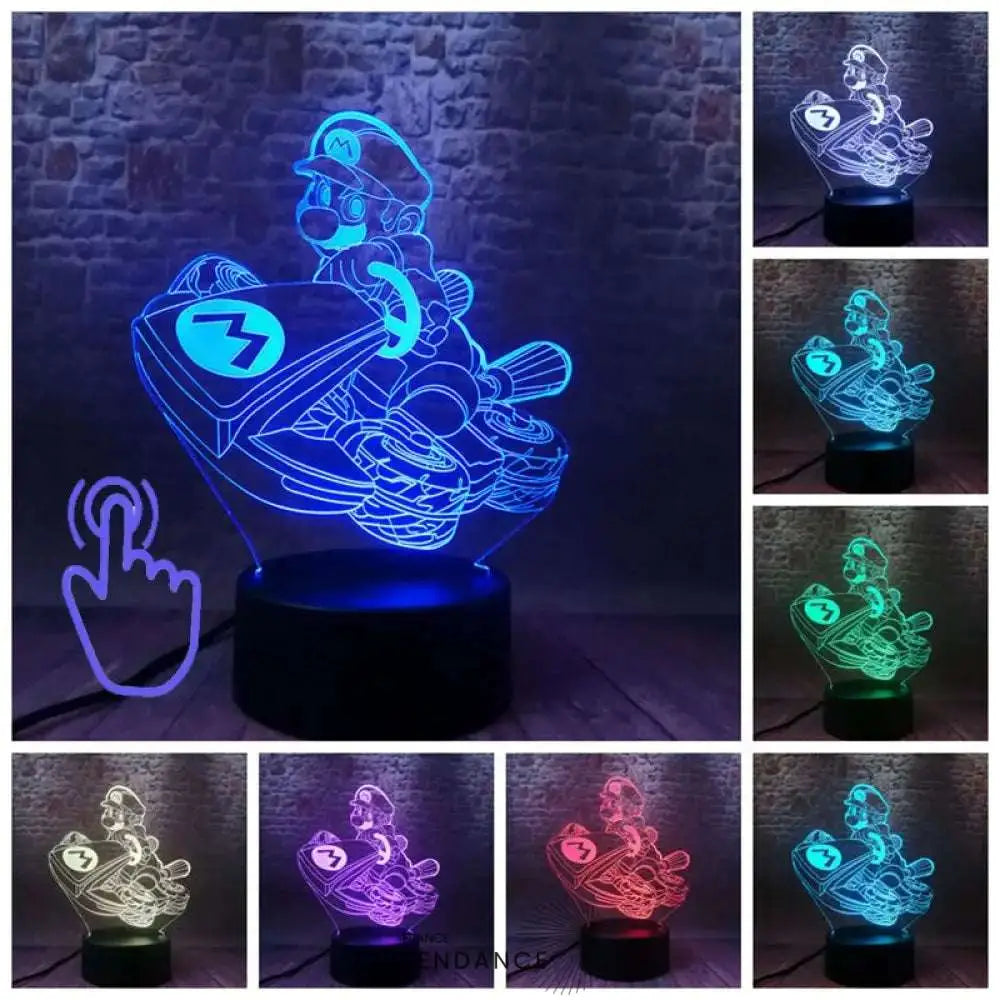 Lampe 3d Mario / Kart | France-Tendance