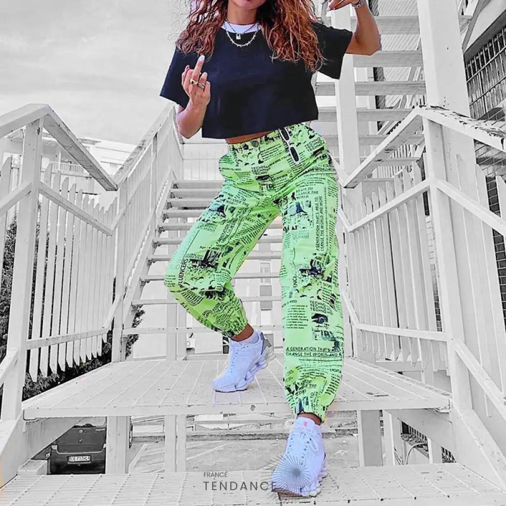 Pantalon Green x Cartoon™ | France-Tendance