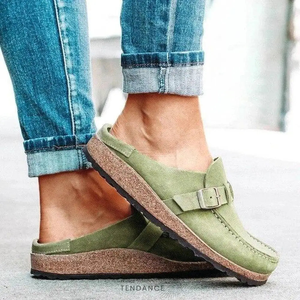 Sandales Plates à Boucles | France-Tendance