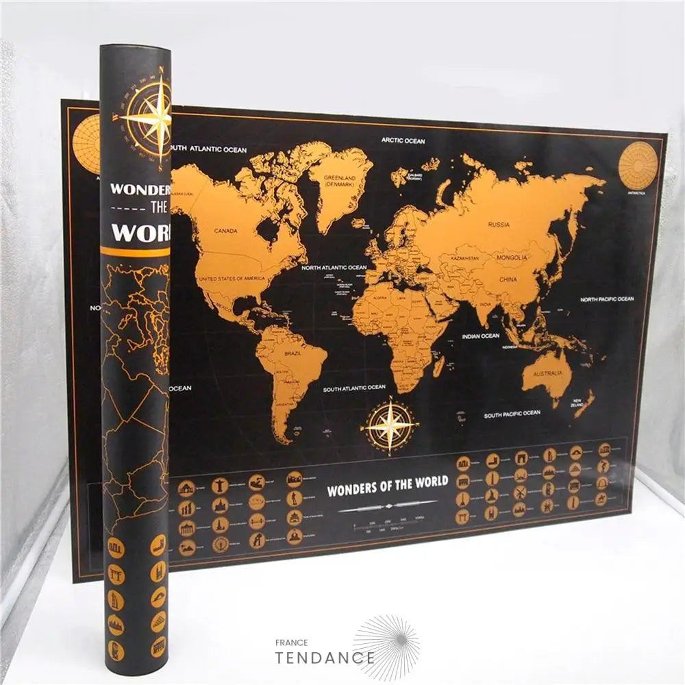 Scratch The World Deluxe™ Grattez Les Endroits Que Vous Avez