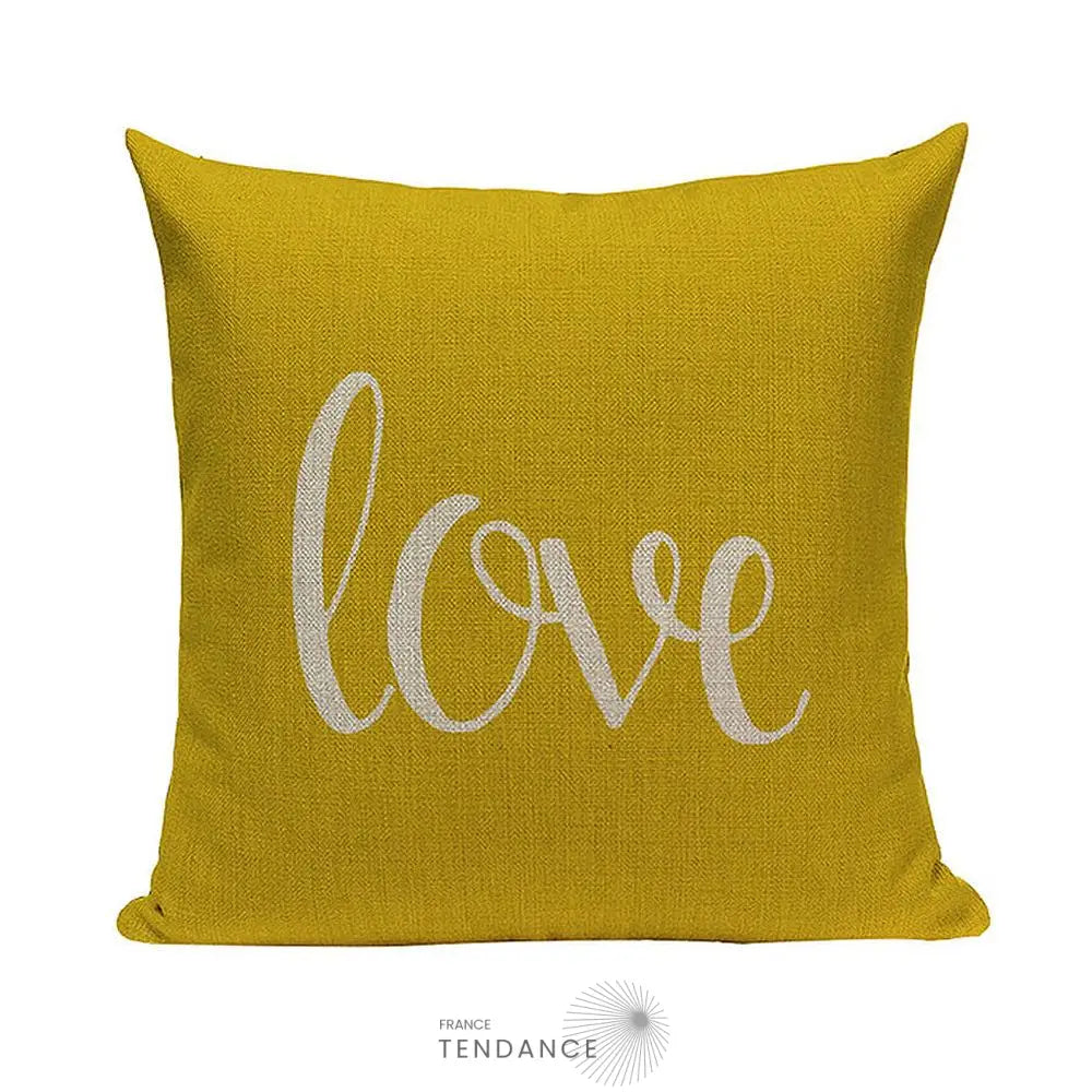 Taie De Coussin Décorative 45x45 - Série love |