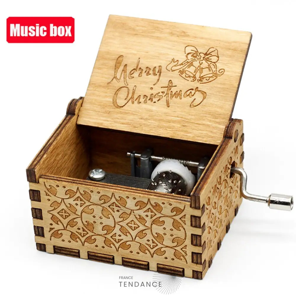 Boîtes à Musique En Bois Naturel | Cinéma Mangas Jeux Vidéos