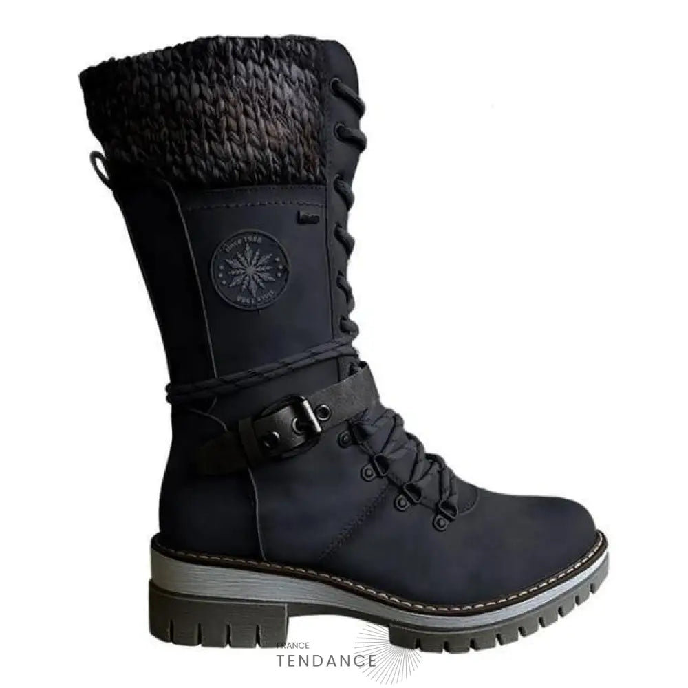 Bottes Mi-mollet Tricotées | France-Tendance