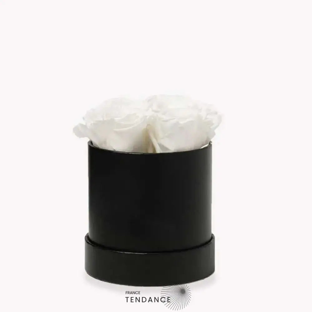 Bouquet 4 Roses éternelles Blanches | France-Tendance