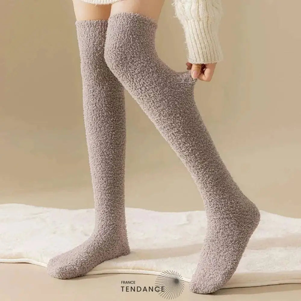 Chaussettes Montantes Chaudes & Sexy En Éponge Chaussettes-Femme