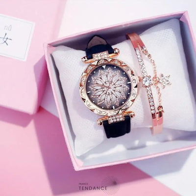 Montre Bracelet Glamour (lot De 2) | France-Tendance