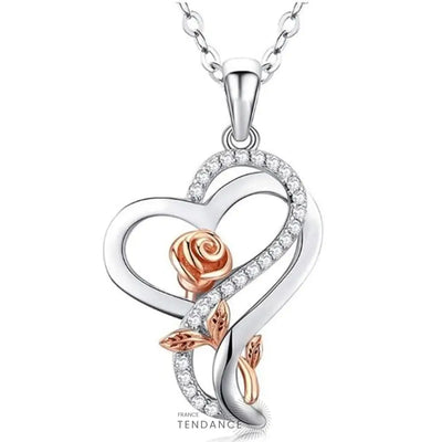 Collier Avec Une Rose | France-Tendance