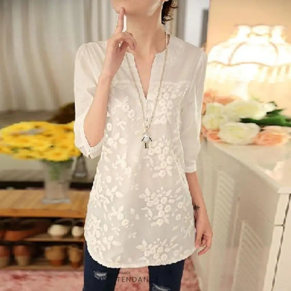 Haut Basique Floral | France-Tendance