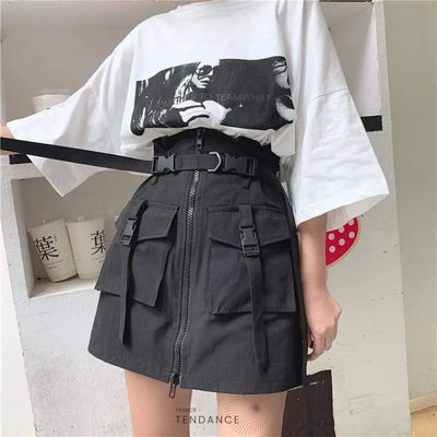 Jupe Zip Tech | France-Tendance