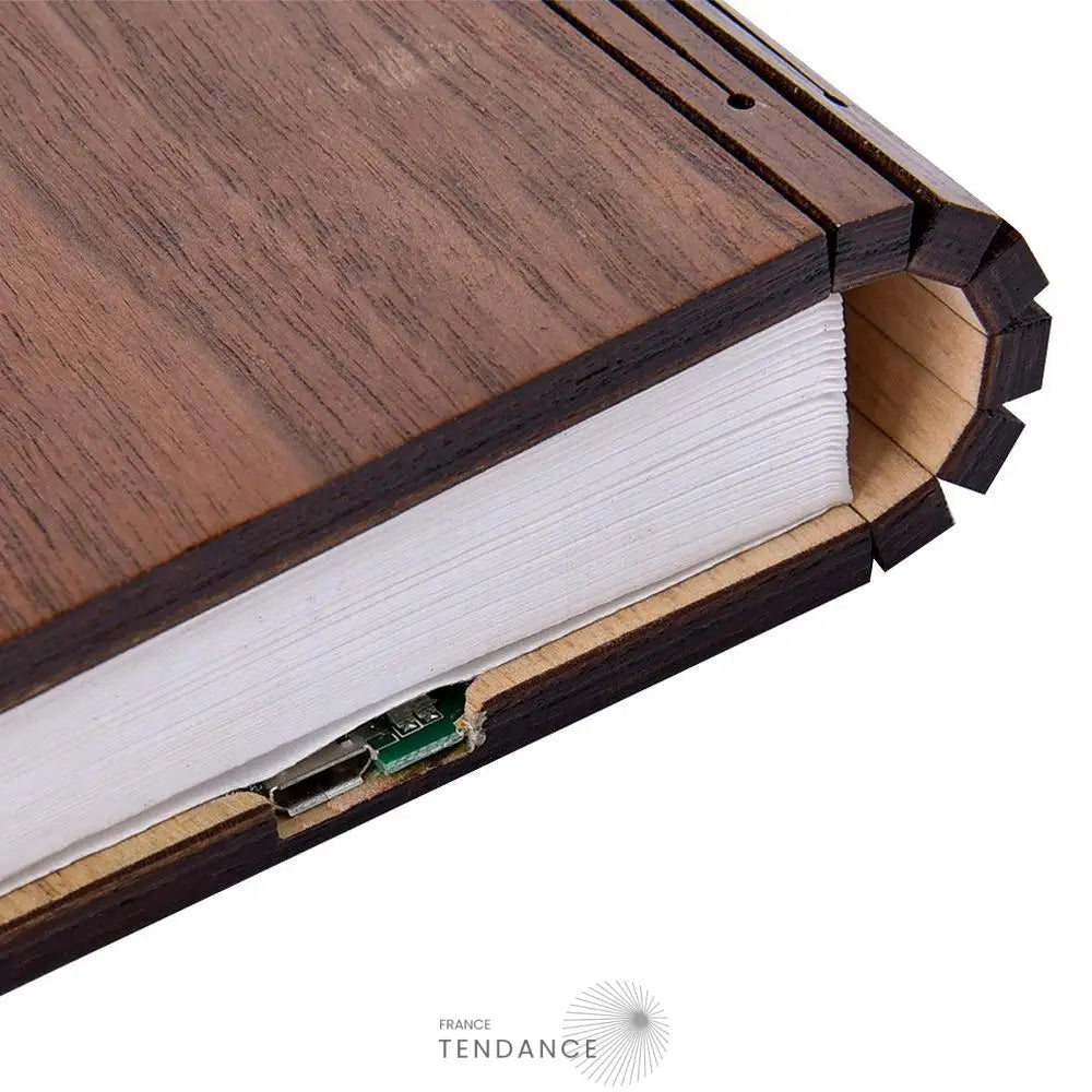 Lampe-livre Décorative En Bois | France-Tendance