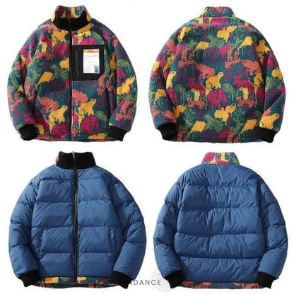 Manteau Réversible Wood | France-Tendance