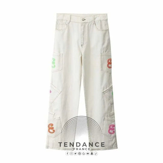 Pantalon White Snake | France-Tendance