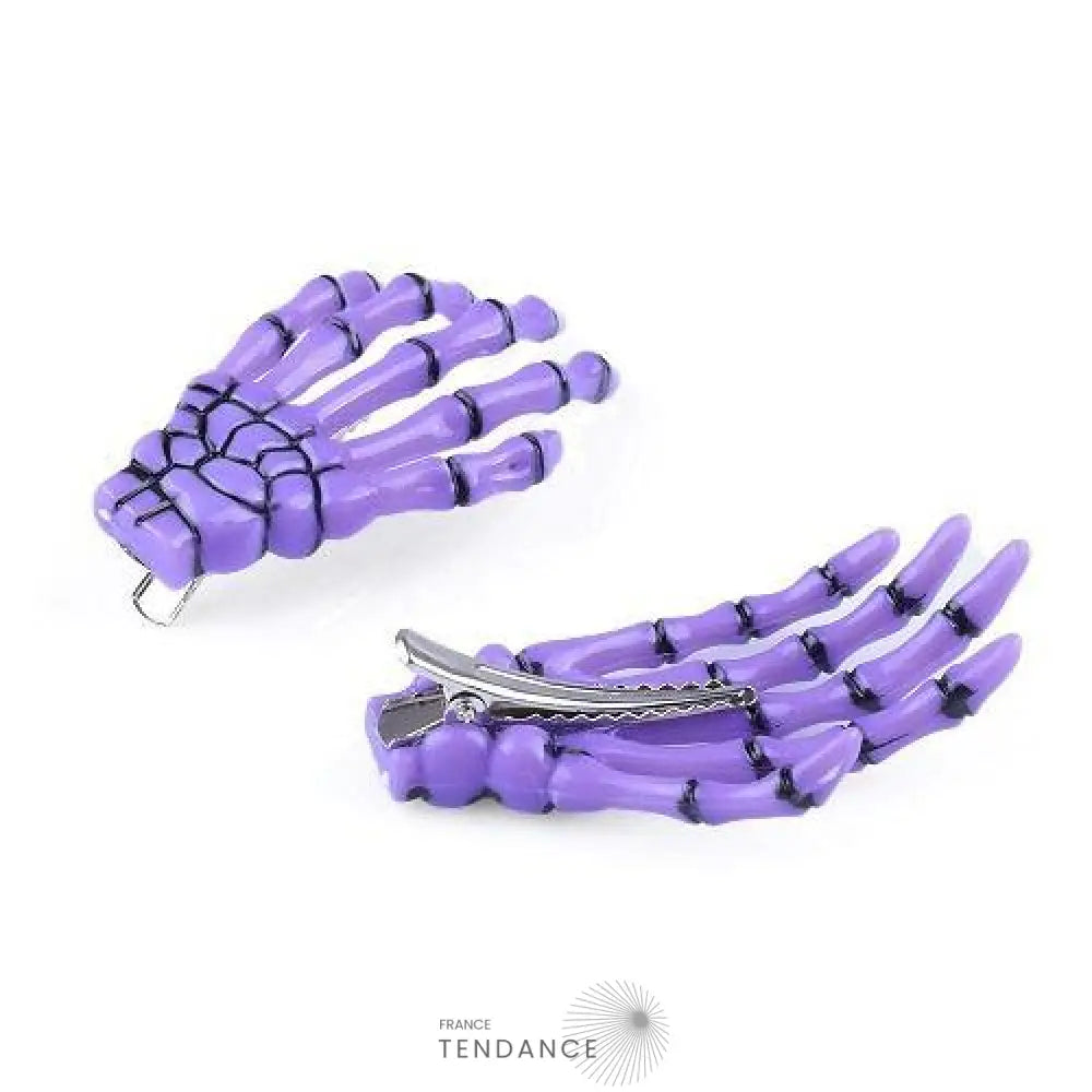 Pinces Pour Cheveux Mains De Squelette | France-Tendance