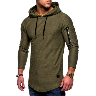 Pull à Capuche Manche Zippée | France-Tendance