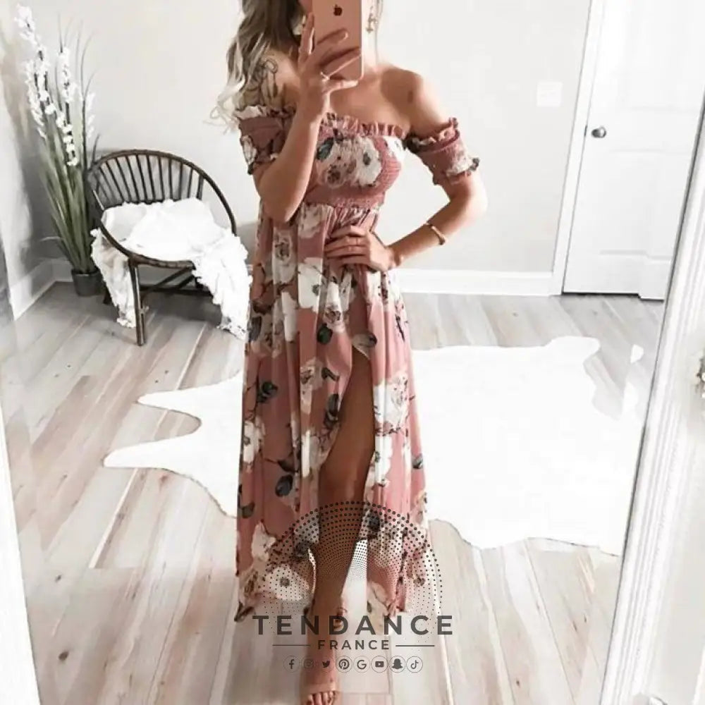 Robe Bardot Florale | France-Tendance