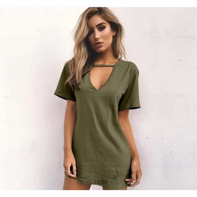 Robe T-shirt Décontractée | France-Tendance