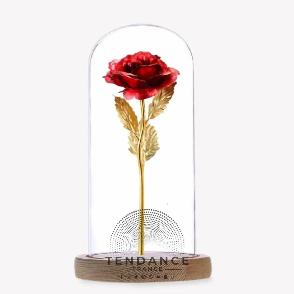 Rose éternelle Lumineuse Rouge | France-Tendance