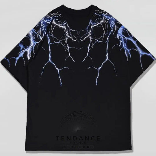 T-shirt Black Thunder | France-Tendance