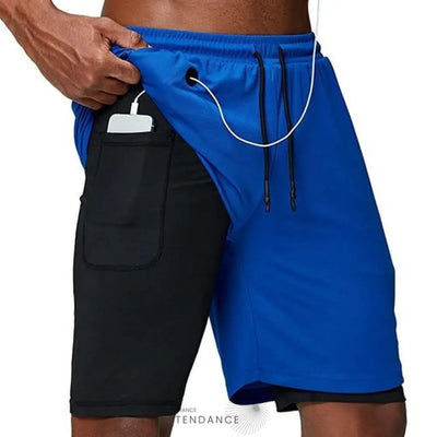 Short De Sport 2 En 1 | France-Tendance