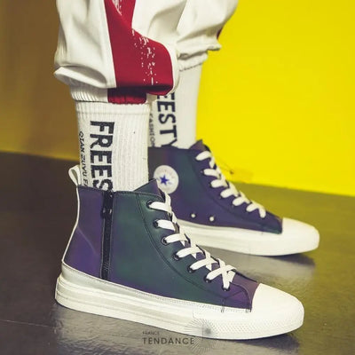 Sneakers Urban Laser (multicolore Arc-en-ciel) Réfléchissant