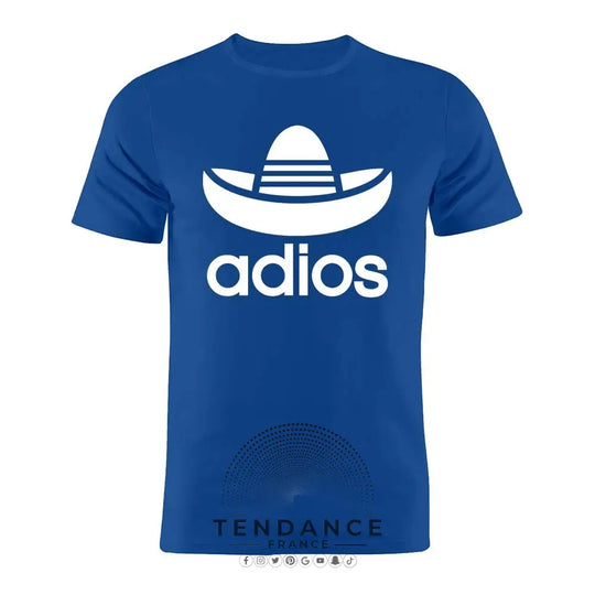 T-shirt Adios | Parodie Adidas | France-Tendance