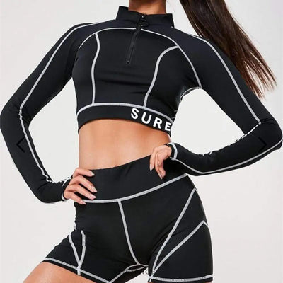 T-shirt Crop Lines | France-Tendance
