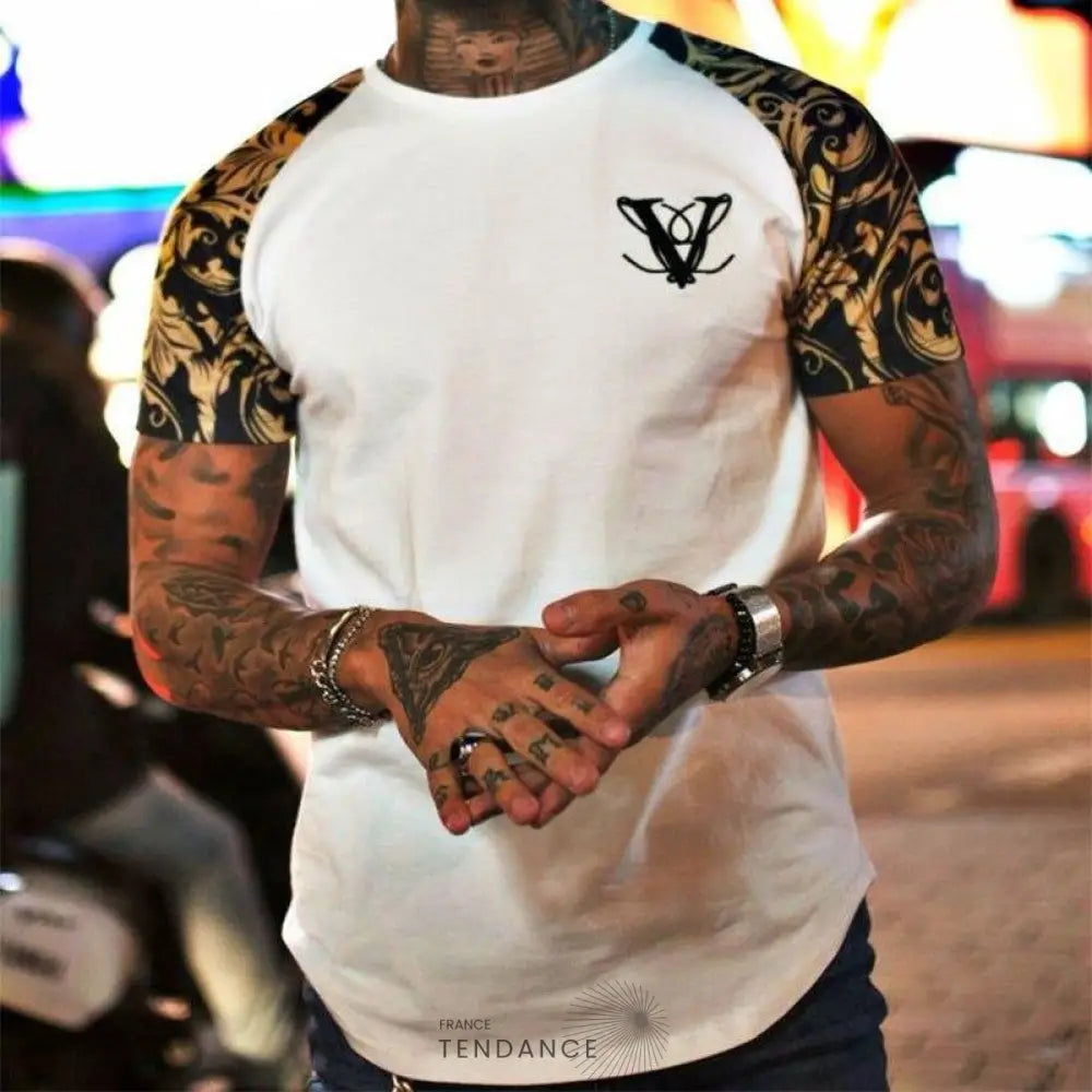 T-shirt Imprimé v | France-Tendance