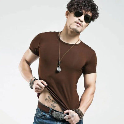 T-shirt Léger Col v | France-Tendance