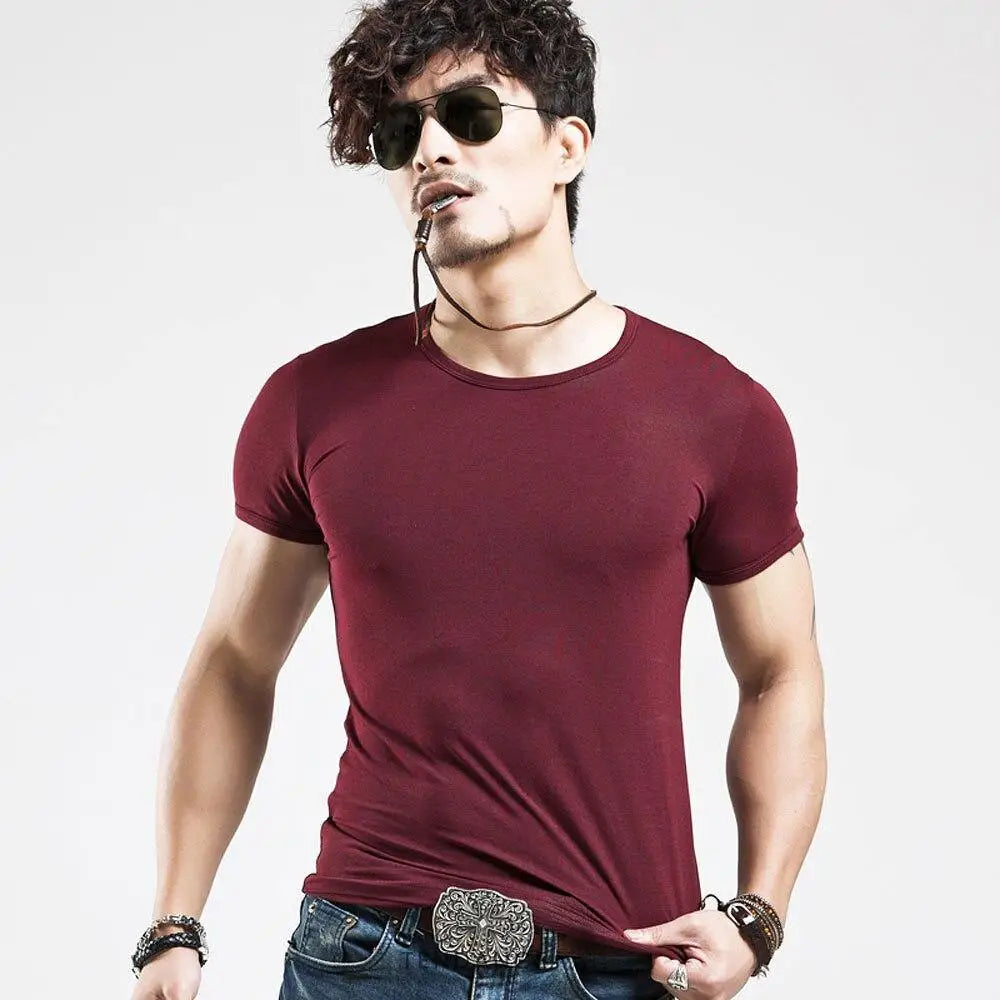 T-shirt Léger Col v | France-Tendance