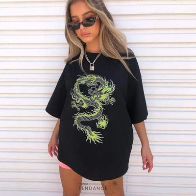 T-shirt Short Dragon | France-Tendance